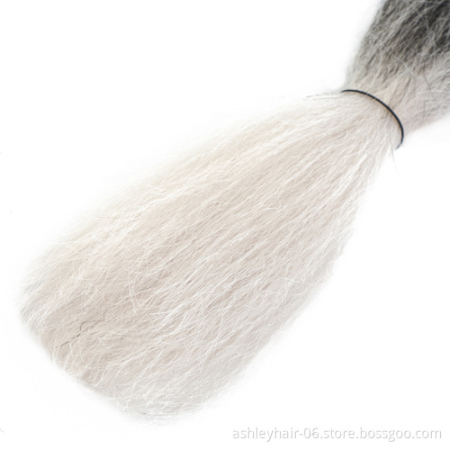 Hot Selling Weave Hair Gradual Change Kanekalon Fiber Synthetic Jumbo Braid Color